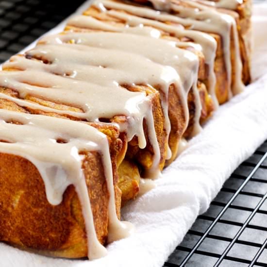 Pumpkin Pull Apart Bread - Recipe photo by NeuroticMommy