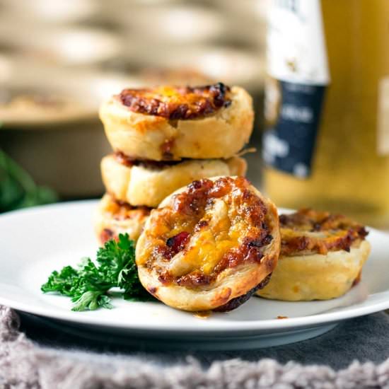 Cheddar Bacon Jam Puff Pastry Bites - Recipe photo by keviniscooking
