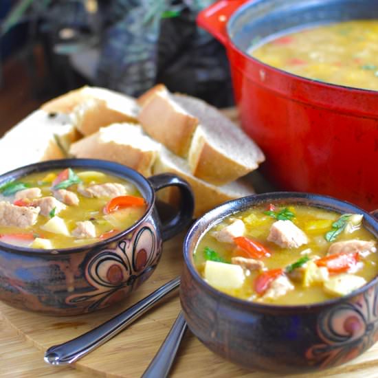 30 Minute Potato Pork Stew - Recipe photo by The Spicy Apron