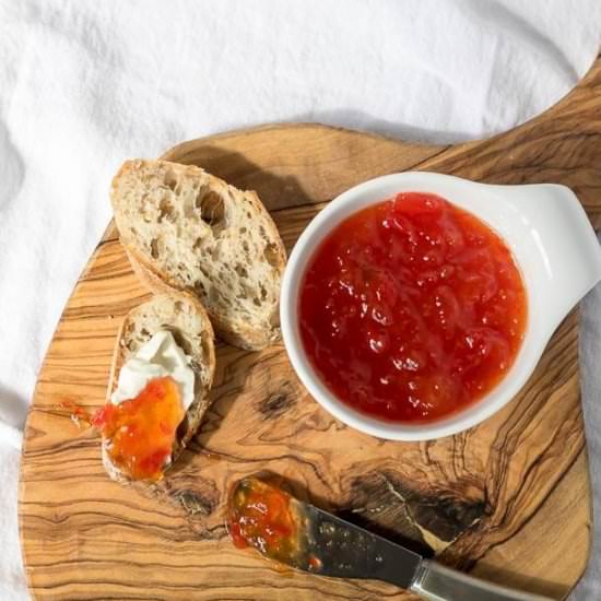Red Pepper and Chili Jam - Recipe photo by infinebalance