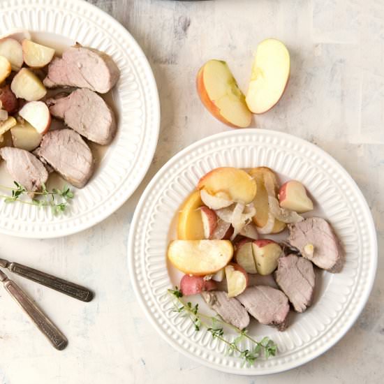 Apple Cider Pork Tenderloin - Recipe photo by boulderlocavore