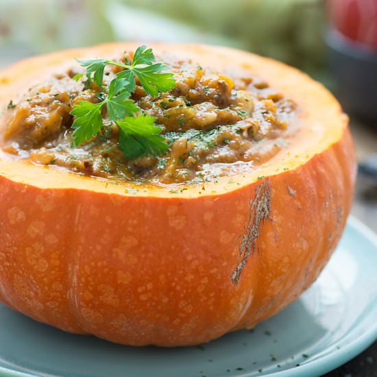 Butternut Squash and Beef Chili - Recipe photo by foodsmartmom