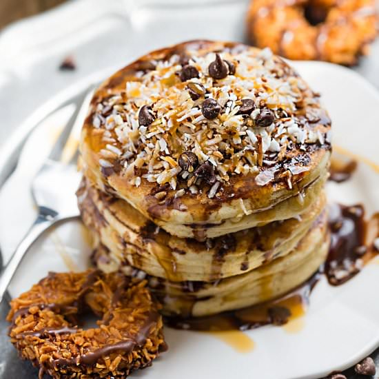 Samoa Pancakes - Recipe photo by LifemadeSweeter