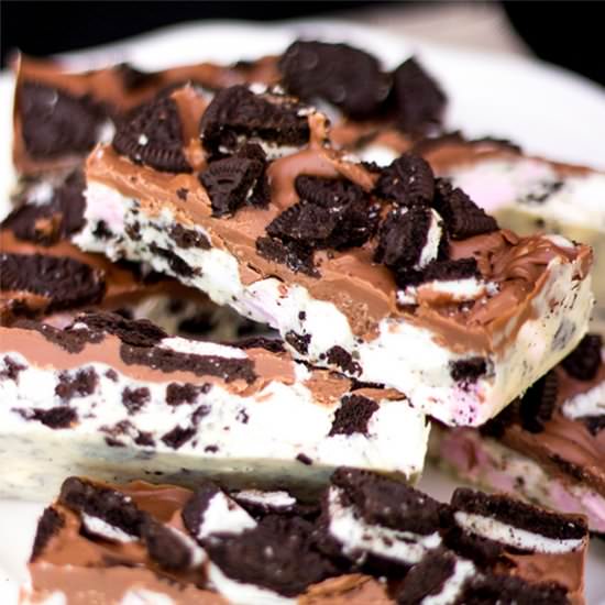 Oreo Cookies & Cream Rocky Road - Recipe photo by KitchenMason