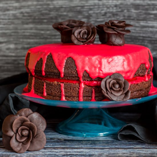 Bloody Good Double Chocolate Cake - Recipe photo by an italian in my kitchen