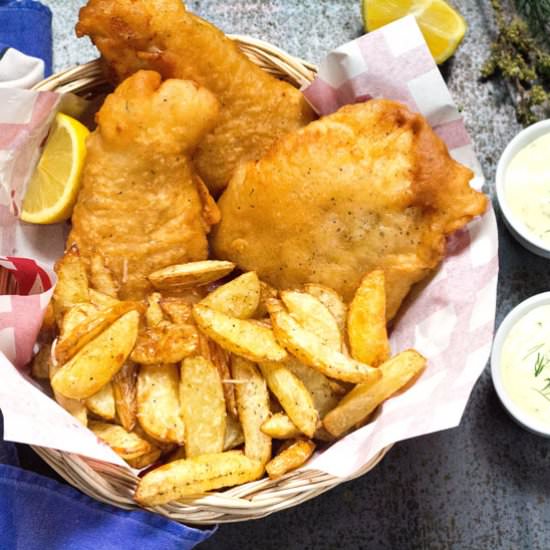Beer Batter Fish and Chips - Recipe photo by sugarlovespices