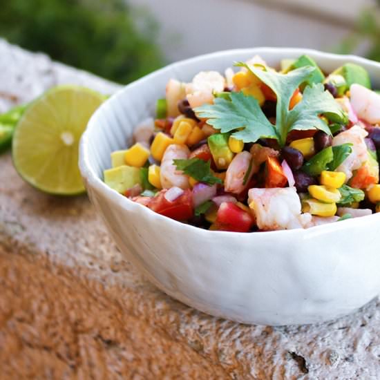 Southwestern Shrimp Salad - Recipe photo by ditchtherecipe