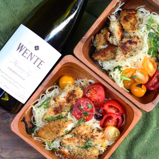 Chicken Bruschetta Pasta Salad - Recipe photo by evseats