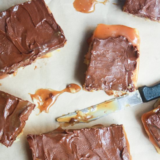 Millionaire Shortbread - Recipe photo by The Desserted Girl
