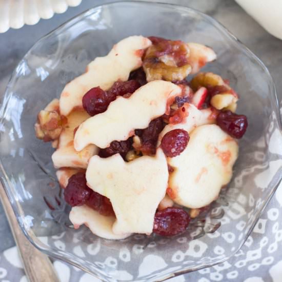 Cranberry Apple Salad - Recipe photo by thegoldlininggirl