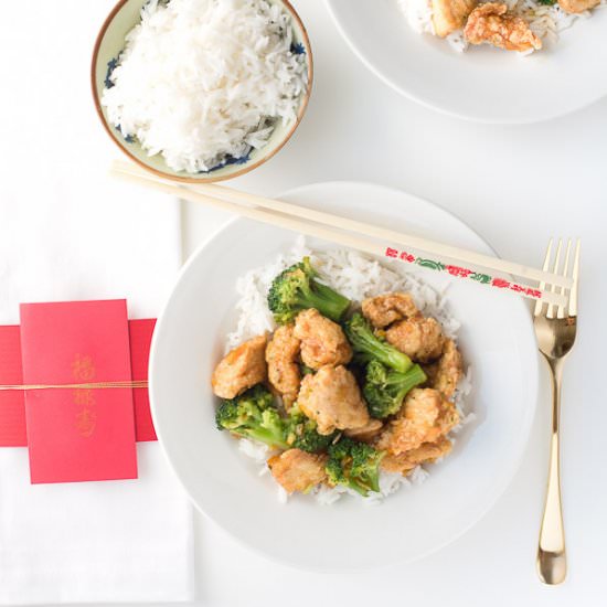 Express Orange Chicken - Recipe photo by boulderlocavore