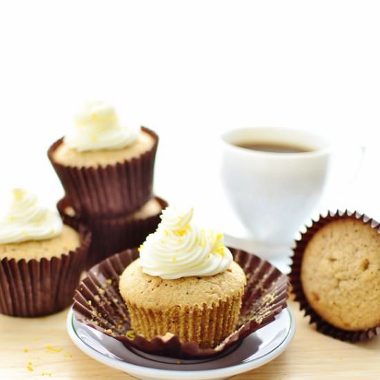 Skinny Pumpkin Spice Cupcakes - Recipe photo by everydayhealthyrecipes