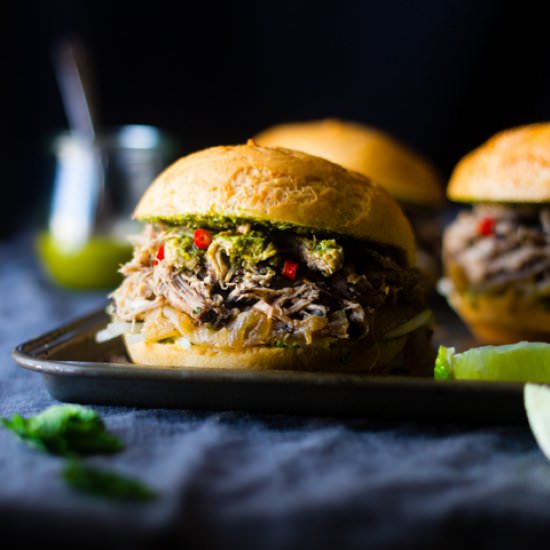Pho Pulled Pork Sandwiches - Recipe photo by foodfaithfitness