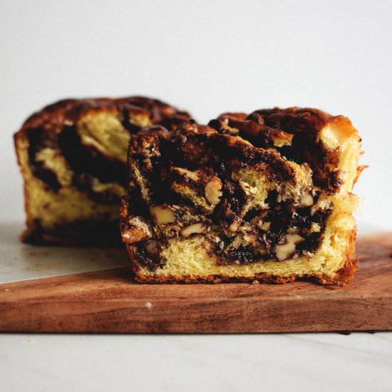 Chocolate Brioche Babka - Recipe photo by butterandbrioche