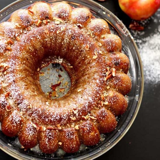 Apple Pumpkin Spice Cake - Recipe photo by recipesworthrepeating
