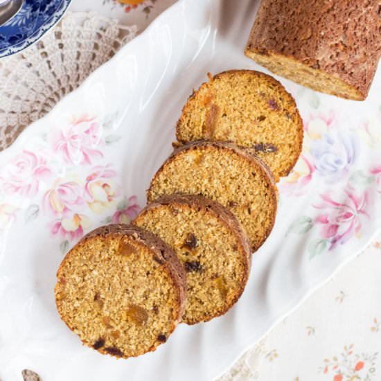 Apricot & Coconut Nut Loaf - Recipe photo by thecookspyjamas