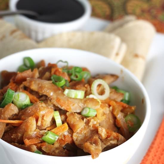 Slow Cooker Moo Shu Pork - Recipe photo by EatInEatOut Magazine