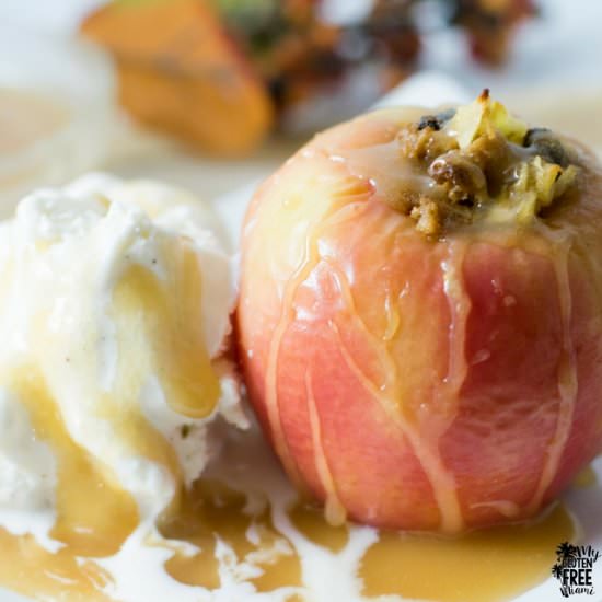 Inside Out Gluten Free Apple Crisp - Recipe photo by glutenfreemiami