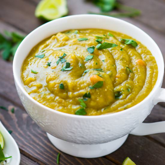 Split Pea Soup in Slow Cooker - Recipe photo by ChefDeHome