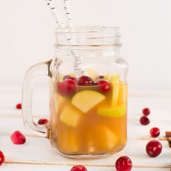 Autumn Bounty Cider Sangria - Recipe photo by crumbkitchen