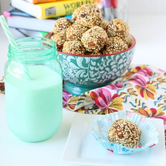 Trail Mix Energy Bites - Recipe photo by momadvice