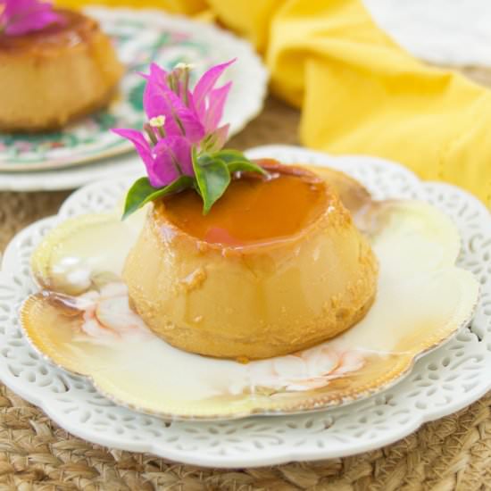 Dulce de Leche Microwave Flan - Recipe photo by tiffanybendayan