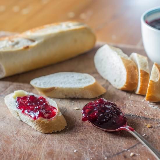 Sloe & Blackberry Hedgerow Jam - Recipe photo by HedgeComber