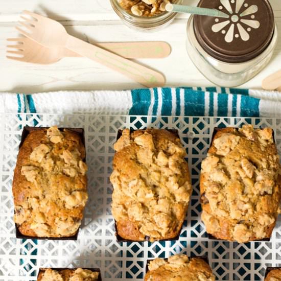 MAPLE WALNUT MINI BANANA BREAD - Recipe photo by sugarlovespices