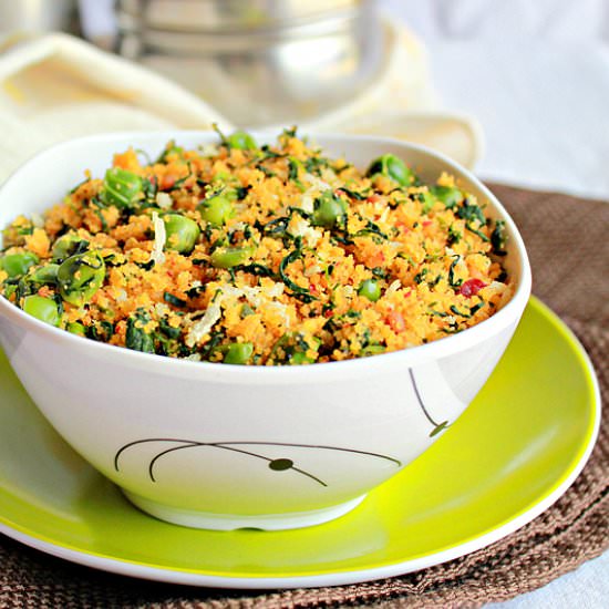 Fenugreek Leaves With Lentils - Recipe photo by Aromatic Cooking