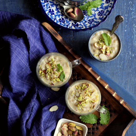 Sabudana Kheer - Recipe photo by easyfoodsmith