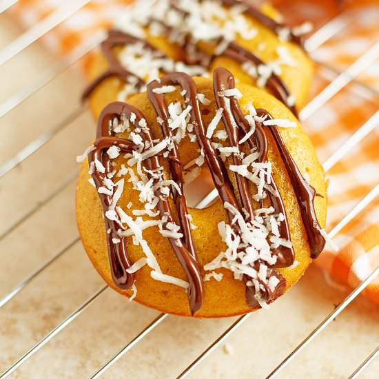 Butternut Squash Coconut Donuts - Recipe photo by ilonaspassion