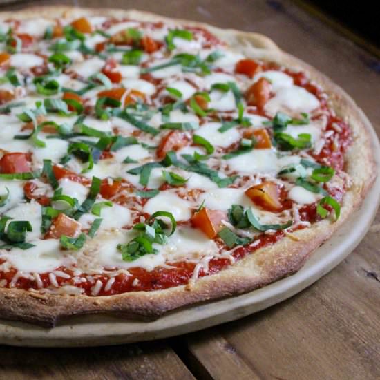 Easy Margherita Pizza - Recipe photo by Zestedlemon