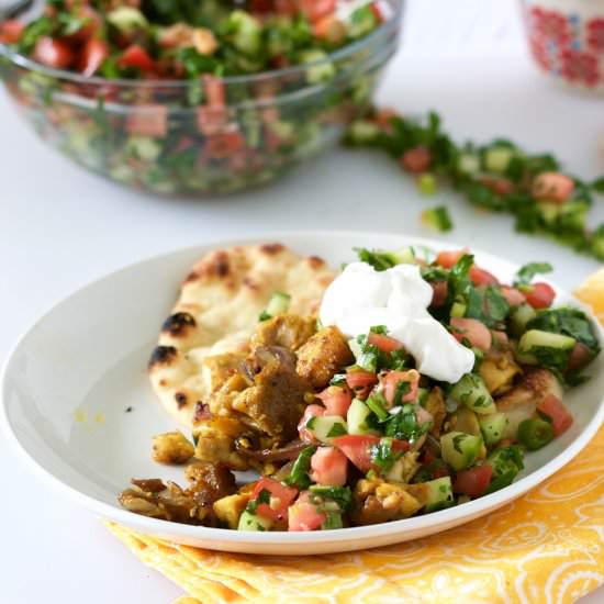 Oven Roasted Chicken Shawarma - Recipe photo by Wineandawoodenspoon
