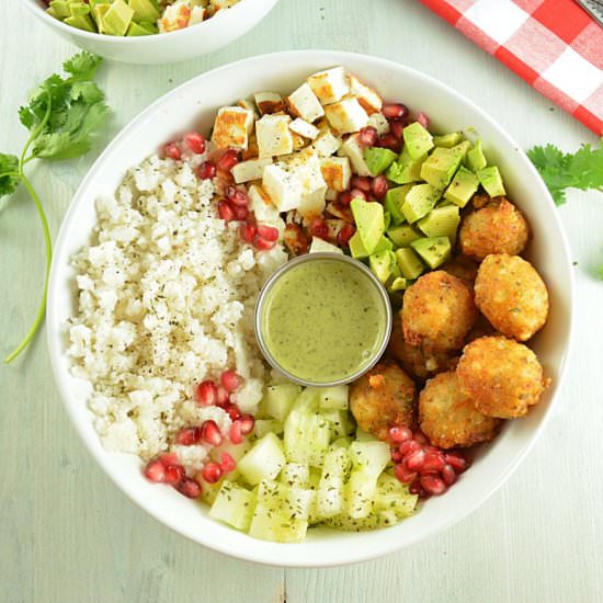 Spicy Millet Salad Bowl - Recipe photo by ruchiskitchen