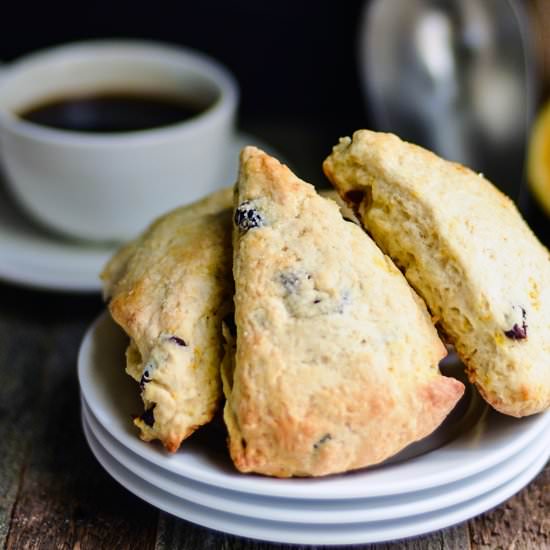 Orange Cranberry Scones - Recipe photo by livelaughrowe