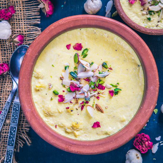 Kesar Makhana Phirni - Recipe photo by Whiskaffair
