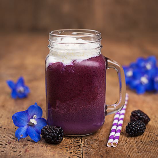 Blackberry coconut smoothie - Recipe photo by cookingcatrin