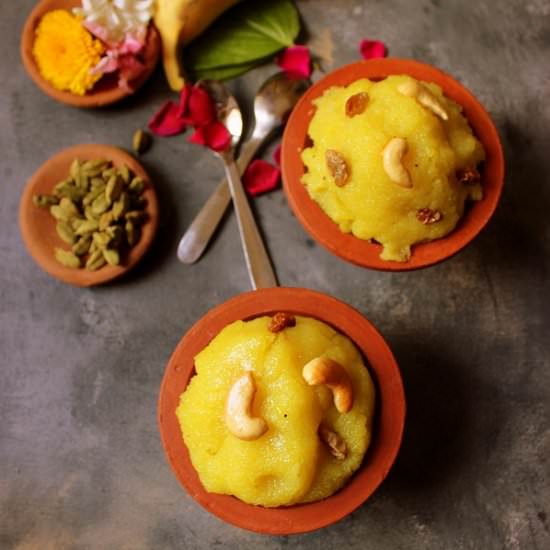 Banana Rava Kesari - Recipe photo by PriyaShiva