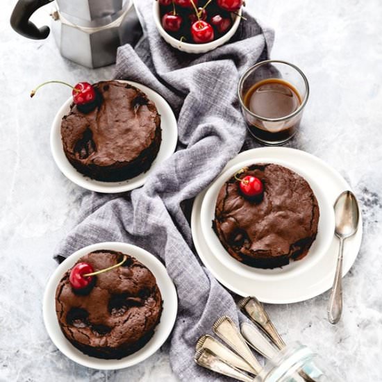 Cherry brownies - Recipe photo by OPSD food blog