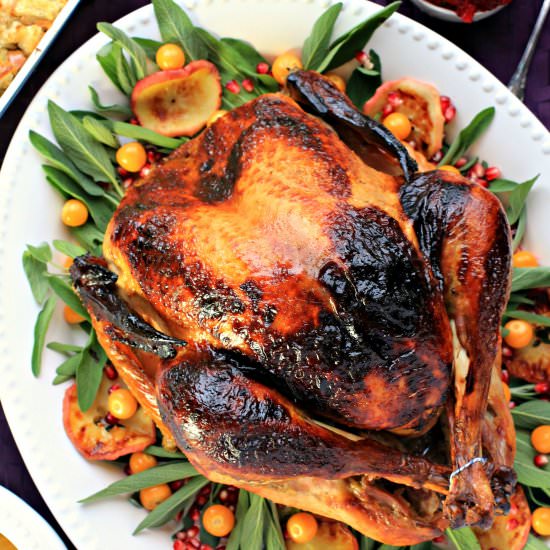 Sage & Apple Brined Turkey - Recipe photo by frugalmomeh