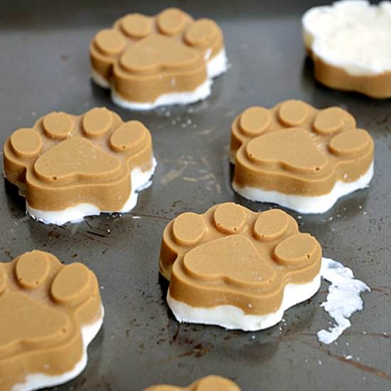 Homemade Frozen Dog Treats - Recipe photo by eatingwithemmylou