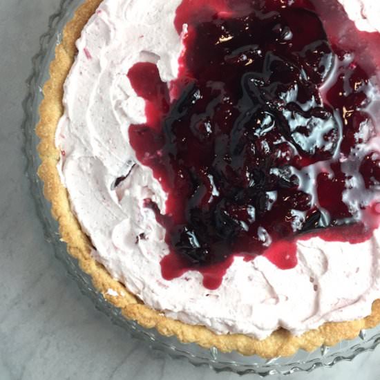 Plum & Cream Tart - Recipe photo by thebrookcook.wordpress.com