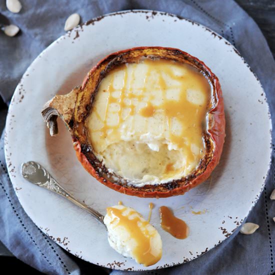 Pumpkin Spice Cheesecake - Recipe photo by girlscangrill