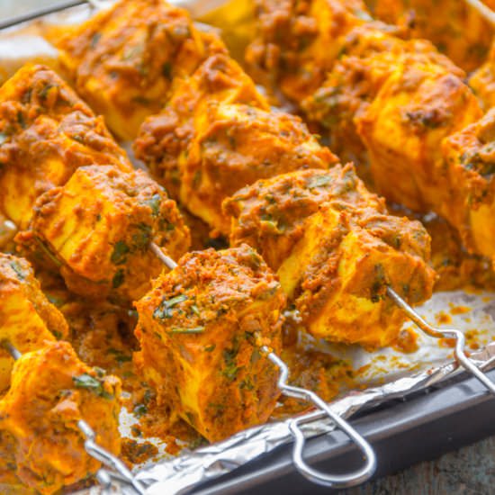 Garlicy Paneer Tikka - Recipe photo by Priyanka DK