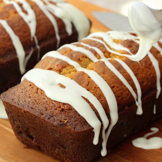 Pumpkin Butterscotch Bread - Recipe photo by HowToFeedaLoon