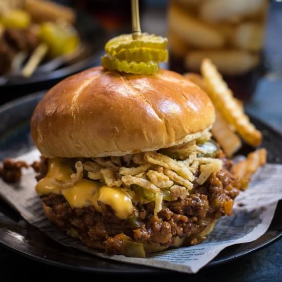 Loaded Slow Cooker Sloppy Joes - Recipe photo by Neighborfood