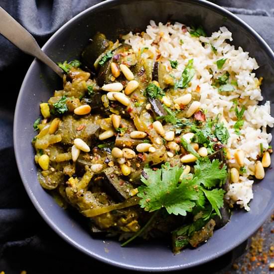 Eggplant Vindaloo Curry - Recipe photo by ifoodreal