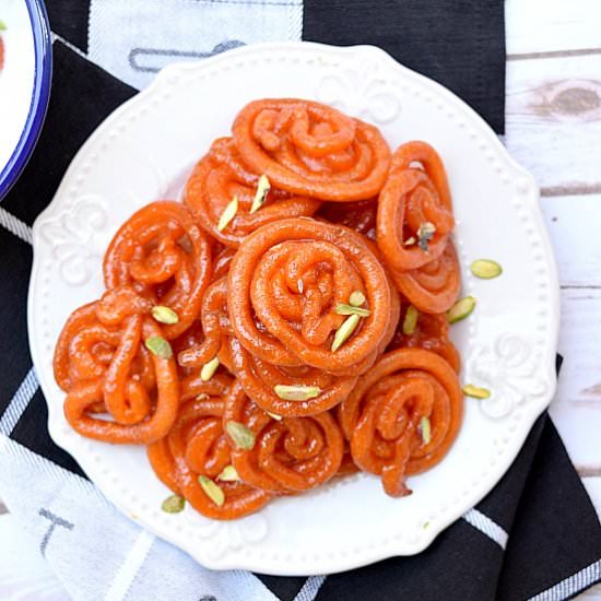 Jalebi - Recipe photo by Savory Bites