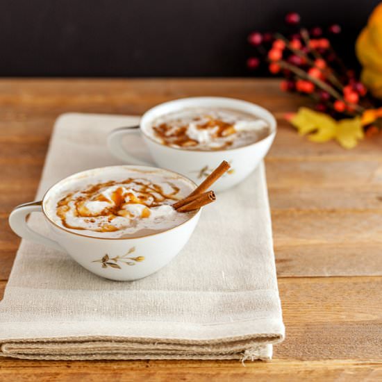 Pumpkin Caramel Latte - Recipe photo by beautyandthefoodie