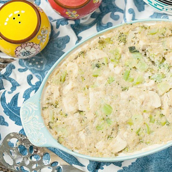 Chicken Quionoa Broccoli Casserole - Recipe photo by Food Done Light